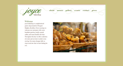 Desktop Screenshot of joycebakeshop.com